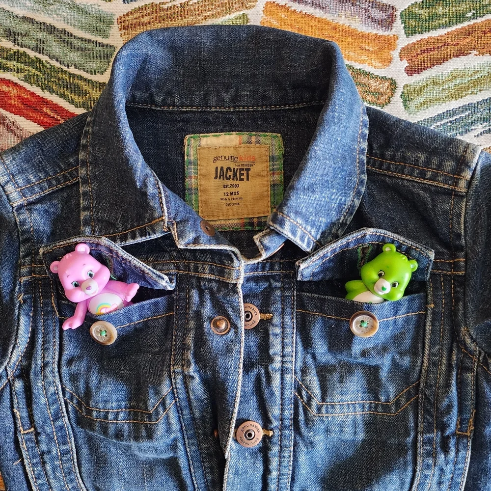 12mo 👣 Osh Kosh Jacket Kid's Denim Jean Coat